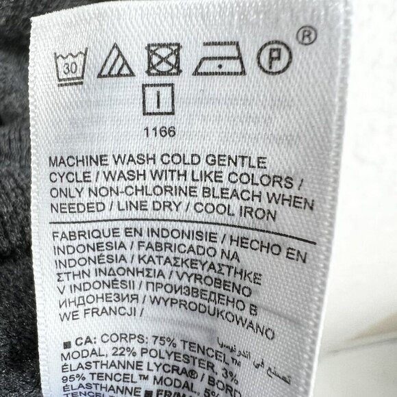 Athleta Purana Faux Wrap Cross Over Sweater M Runs Athletic Running Yoga Pilates - Picture 12 of 13